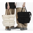 thumbnail image 4 of Kukuzhu Hobo Bag for Women Men Canvas Crossbody Shoulder Bag Large Totes Purses Shopping Handbag Satchels with Multi Pocket, 4 of 6