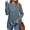 Blue, variant on Long Sleeve Shirts for Women Crew Neck Casual Tunic Tops Lightweight Pullover