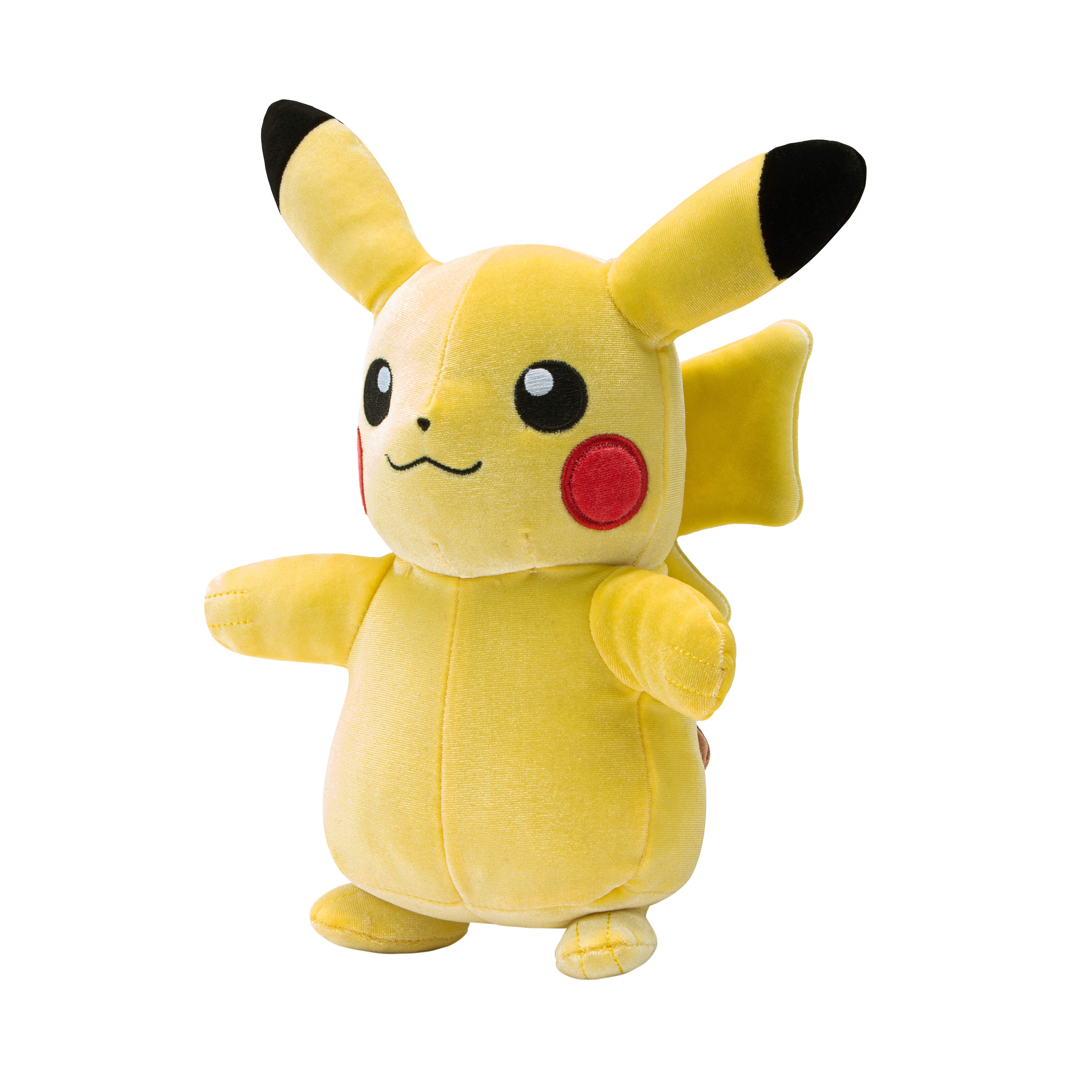 Pokemon Pikachu Select Velvet Plush - 8 inch Pikachu Plush with Unique Velvet Fabric and Authentic Details