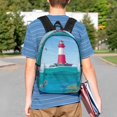 thumbnail image 4 of Disketp Lighthouse Sea Port Mochila Escolar de 15 Pulgadas, Mochila Ligera para Estudiantes, Viajes y Trabajo, Cómoda y Resistente para el Uso Diario, 4 of 6