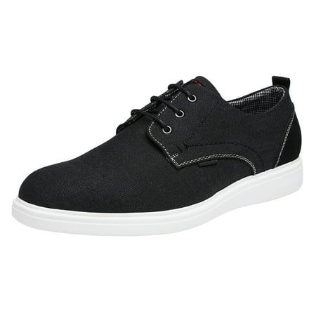 

BRUNO MARC Men’s Lace-up Fashion Sneakers Casual Canvas Shoes GEO-2 BLACK Size 11