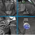 thumbnail image 5 of Bulldogology Premium SUV Cargo Liner Funda de asiento para perros – Funda de carga para maletero de mascotas, resistente al agua, respaldo antideslizante, lavable, con protección de solapa de parachoq, 5 of 5