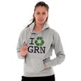 thumbnail image 3 of Recycle GRN Earth Day Save the Planet Unisex Plus Fleece Graphic Hoodie Brisco Brands 3X, 3 of 5