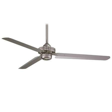 

Minkaaire Steal Steal 54 3 Blade Indoor Ceiling Fan - Nickel