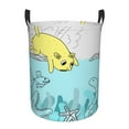 thumbnail image 1 of DouZhe Waterproof Collapsible Large Laundry Baskets, Cartoon Cute Zoo Prints Circular Hamper with Handles, 1 of 6