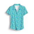 thumbnail image 3 of SCALES Daily Sunshine Womens Short Sleeve Polo White, Blue, XLarge, 3 of 8