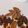 thumbnail image 6 of Horivan Embroidered Fall Leaf Table Runner with Hollow Cut Maple Design Polyester Thanksgiving Table Decor for Dining Room Holiday Centerpiece Autumn Harvest Home Decor, 6 of 7