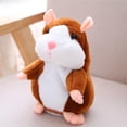 thumbnail image 3 of Juguete de Hámster que Habla Baoblaze Ratón de Peluche Electrónico Carga USB Marrón, 3 of 8