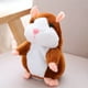 thumbnail image 4 of Juguete de ratón de hámster - Repite lo que dices y puede caminar - Ratón de hámster de electrónico para mascotas para niños, Carga USB marrón, 4 of 9