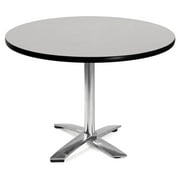 OFM Model FT42RD 42" Round Flip-Top Multi-Purpose Table, Gray Nebula
