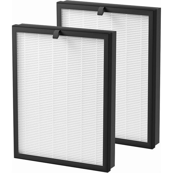 2 Pack ClearAir-A5 Replacement Filter Compatible with VEWIOR ClearAir-A5 Air Purifier, 3-in-1 High-Efficiency H13 True HEPA Air Cleaner Filter
