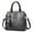 Grey, variant on asddcavvf Casual Women Fashion Girls Retro Solid Cat Fringe Shoulder Zip Tote Handbag Bags
