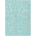 thumbnail image 2 of Addison Rugs Chantille Indoor/Outdoor Transitional Geometric Aqua Washable Rectangle Rug, 8' x 10', 2 of 6