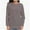 Rose Taupe, variant on Womens Blouse Tops Loose Crew Neck Long Sleeve Casual T-Shirts