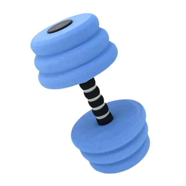Mancuernas acuáticas kusrkot accesorios de entrenamiento de peso de agua barra de natación Azul
