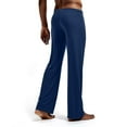 thumbnail image 5 of JTieacloth Mens Relaxed Fit Pants Men's Lightweight Pants Breathable Soft Comfortable Stretch Yoga Sleepwear Drawstring Waist Elastic Home Wear Blue, 5 of 6