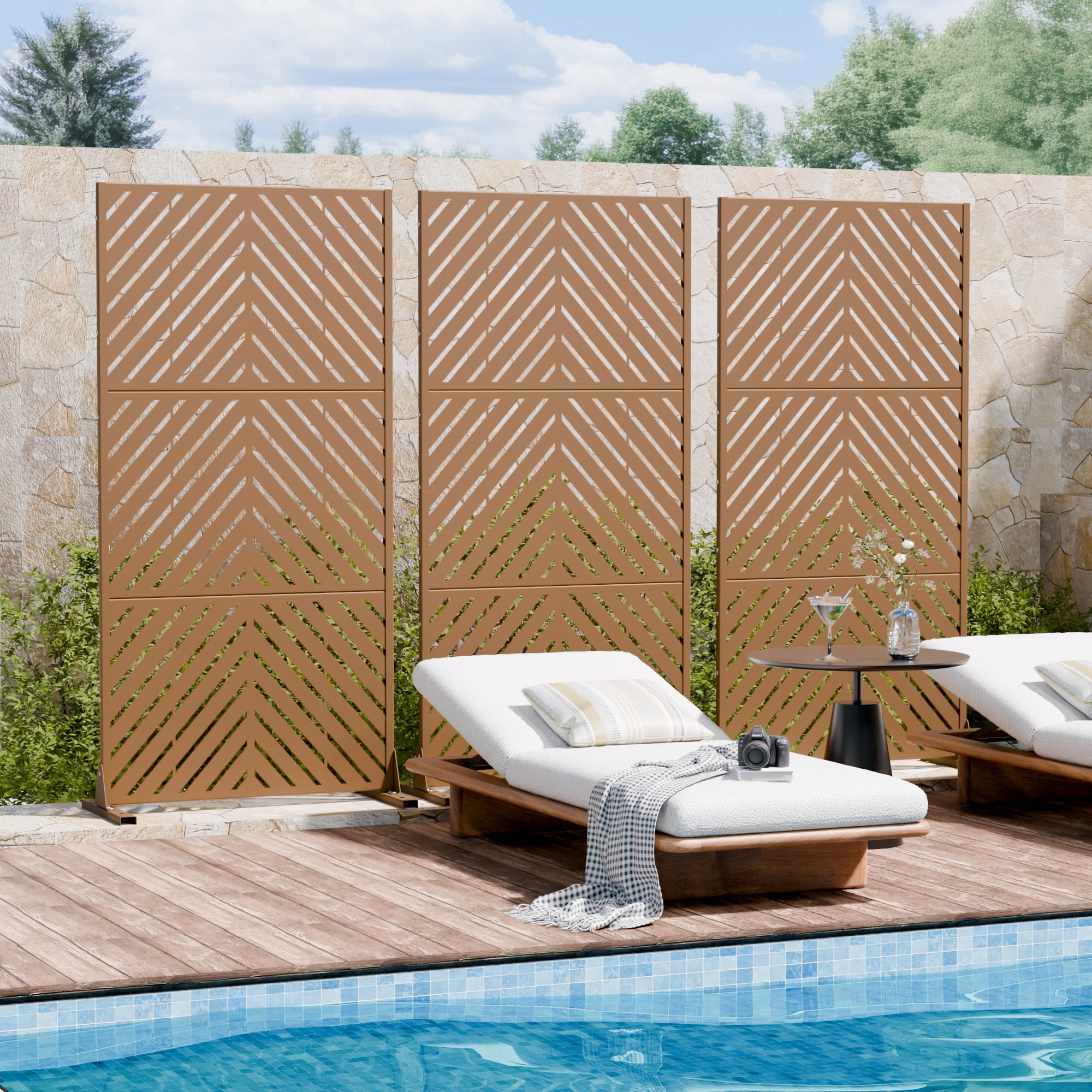 Privacy Metal Screen Fence Panel