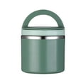 thumbnail image 1 of Fiambrera cubo termostático, vajilla de cocina, tazón de sopa portátil, caja de picnic al aire libre para picnic, hogar, dormitorio, camping, oficina 630ml verde, 1 of 8