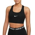thumbnail image 2 of Nike Women's Swoosh 2.0 Sports Bra, CJ5949-010 Black, Medium, 2 of 4