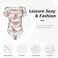 thumbnail image 4 of Zufioo Watermelon Women's Shapewear Bodysuits, Slimming Fit Body Suit,One Piece Bodysuit,Body Shaper,Easy To Put On and Take Off -Small, 4 of 7
