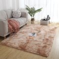 thumbnail image 5 of Shaggy Tie-dye Area Rug Soft Fluffy Long Plush Modern Non-slip Machine Washable Floor Carpet, 5 of 5