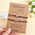 thumbnail image 4 of 2/3/4/5 Pcs Friendship Bracelet Best Friend Bracelets Bff Matching Heart Bracelet Bracelet Best Friend Friendship Gifts for Women FriendsDIY, 4 of 7
