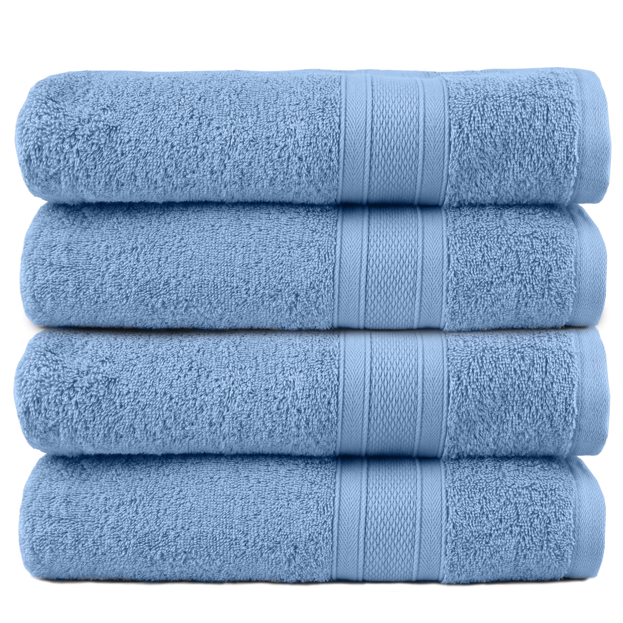 Trident Towel Soft and Plush/Feather Touch 4 Piece Highly Absorbent and