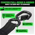 thumbnail image 6 of Rhino USA 1" x 10' Retractable Ratchet Straps 1,209lb Break Strength (Black 4-Pack), 6 of 7