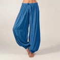 thumbnail image 2 of Pantalon Harem Décontracté Grande Taille pour Femmes Pantalon de Yoga Décontracté pour Femmes Pantalon de Yoga Décontracté pour Femmes Pantalon de Randonnée pour Femmes avec Poches Pantalon de Survêtement pour Femmes, 2 of 7