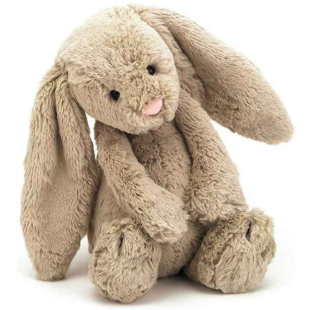 Brown Bunny Plush Toy, 12 Inch Super Fluffy Rabbit Plush Toy With Long