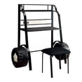 thumbnail image 3 of Furniture of America Daiton Novelty Metal Black Race Car Kids Desk and Stool Set, 3 of 8