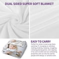 thumbnail image 3 of Personalised Blanket,Custom Blanket with Words Picture Collage Customized Blankets, Birthday Souvenir Gifts Personalized Throw Blanket for Father, Mom, Kids, Dogs, Friends or Lover 31" X 47", 3 of 6