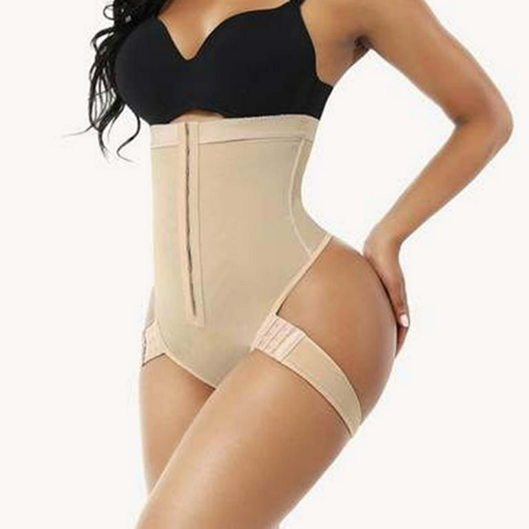 Puntoco Women'S Clearance Plus Size Woman'S Cuff Tummy Trainer with Butt  Lift Shapewear High Waist Shapewear for Women Tummy Control Khaki