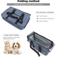 thumbnail image 4 of Bolsa de transporte transpirable y plegable para perros, bolsa de transporte portátil para gatos con correas para hombros, carrete sellado para vehículos de transporte para mascotas con persianas m Zefei Wu 9024735025269, 4 of 5