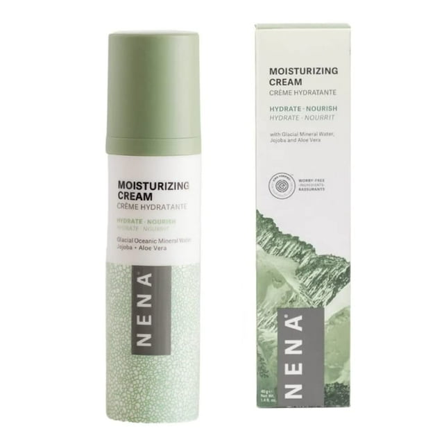 La crema hidratante NENA GLACIAL SKINCARE restaura la elasticidad