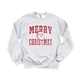 thumbnail image 2 of Vintage Merry Christmas Santa Sweatshirt for Women, Men, Boys & Girls Trendy Matching Holiday Sweater Gray Sweatshirt Youth Medium, 2 of 5