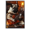 thumbnail image 2 of Pug Dog Poster Music Decor - Pug Dog Canvas Wall Art For Bedroom Decor - Modern Home Decor - Abstract Canvas Wall Art, 2 of 6