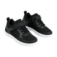 thumbnail image 2 of PLHWHYQ Breathable Hook and Loop Low Top Round Toe Lightweight Running Sneakers for Boys and Girls Black-3 8-9 Years, 2 of 9