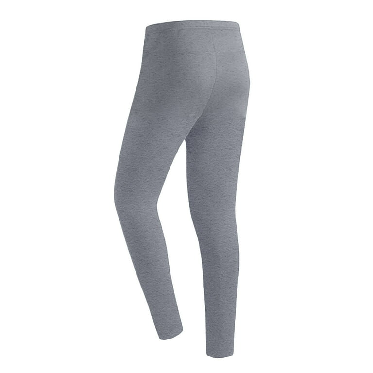 XFLWAM Women's Heated Pants Pockets Plus Velvet To Keep Warm Solid