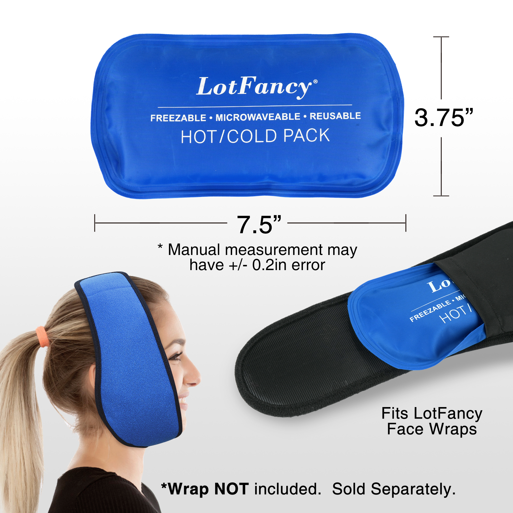 LotFancy Reusable Gel Ice Packs, 2-Pack photo 5