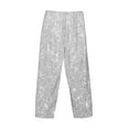 thumbnail image 5 of Disketp Silver Glitter Men'S Pajama Pants - Ultra Soft Fleece Sleep And Lounge Pants (Size: S-Xxl), 5 of 9