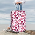 thumbnail image 3 of Lsque Tulips Flowers Printed Luggage Cover, Travel Luggage Protector,Scratch and Dirt Resistant, Fits 18-32 Inch Luggage - X-Large, 3 of 9