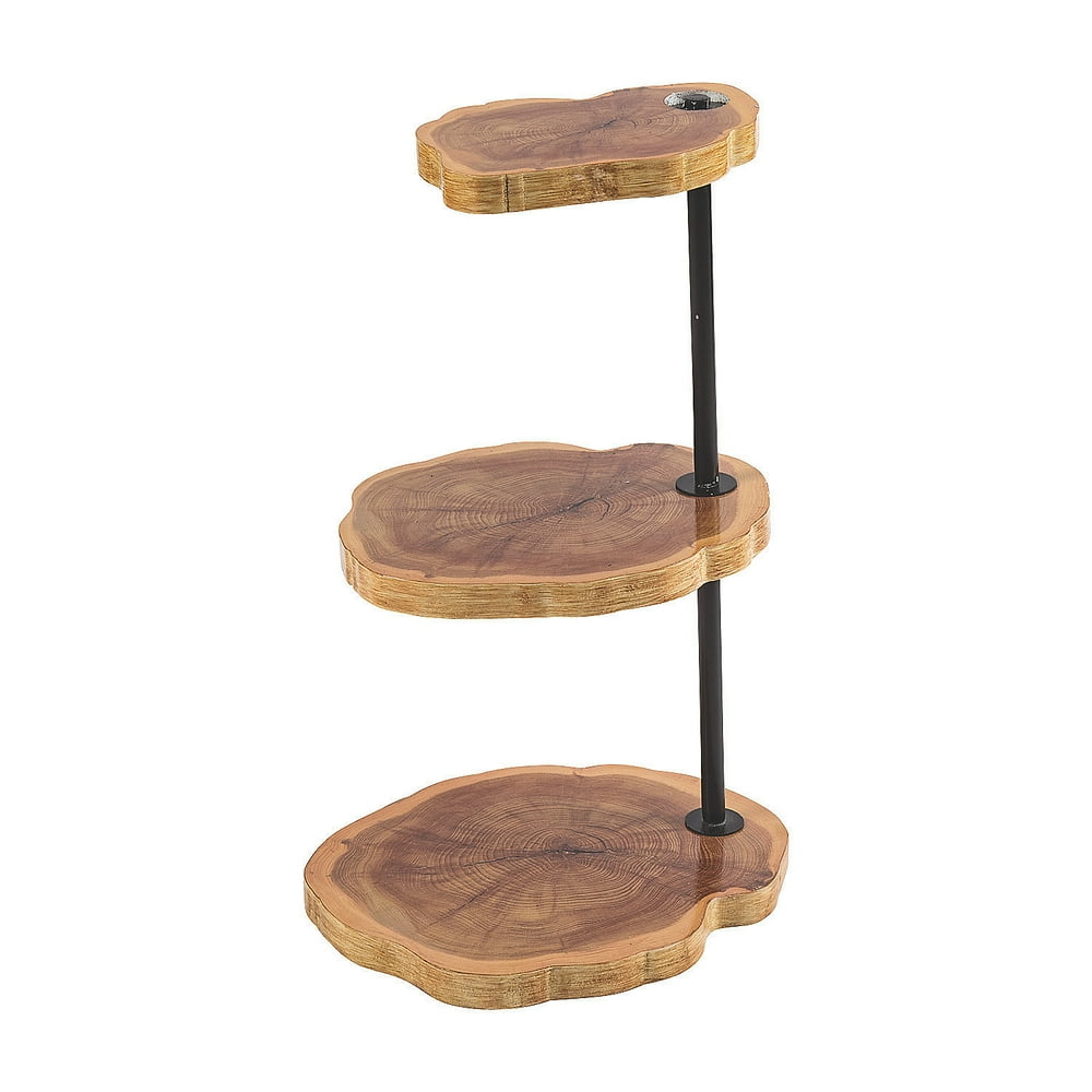 Tiered Wood Serving Tray Home Decor 1 Piece