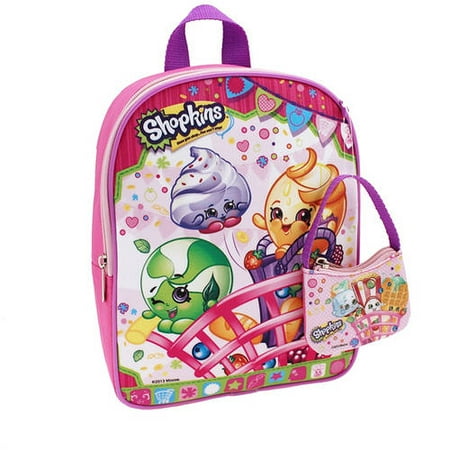 Moose Enterprise Shopkins Mini Backpack with Coin Purse