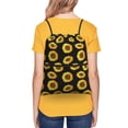 thumbnail image 4 of Sigee Sunflower (2) for Drawstring Zipper Backpack ,Waterproof, Durable, Lightweight Gym Bag for Sports, 4 of 5