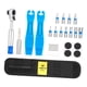 thumbnail image 4 of Kit de herramientas para reparación de bicicletas, multiherramientas, llave de trinquete, parches para neumáticos, juego de llaves de trinquete revers, 4 of 9