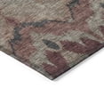 thumbnail image 4 of Addison Rugs Chantille Indoor/Outdoor Transitional Ikat Burgundy Washable Rectangle Rug, 5' x 7'6", 4 of 6