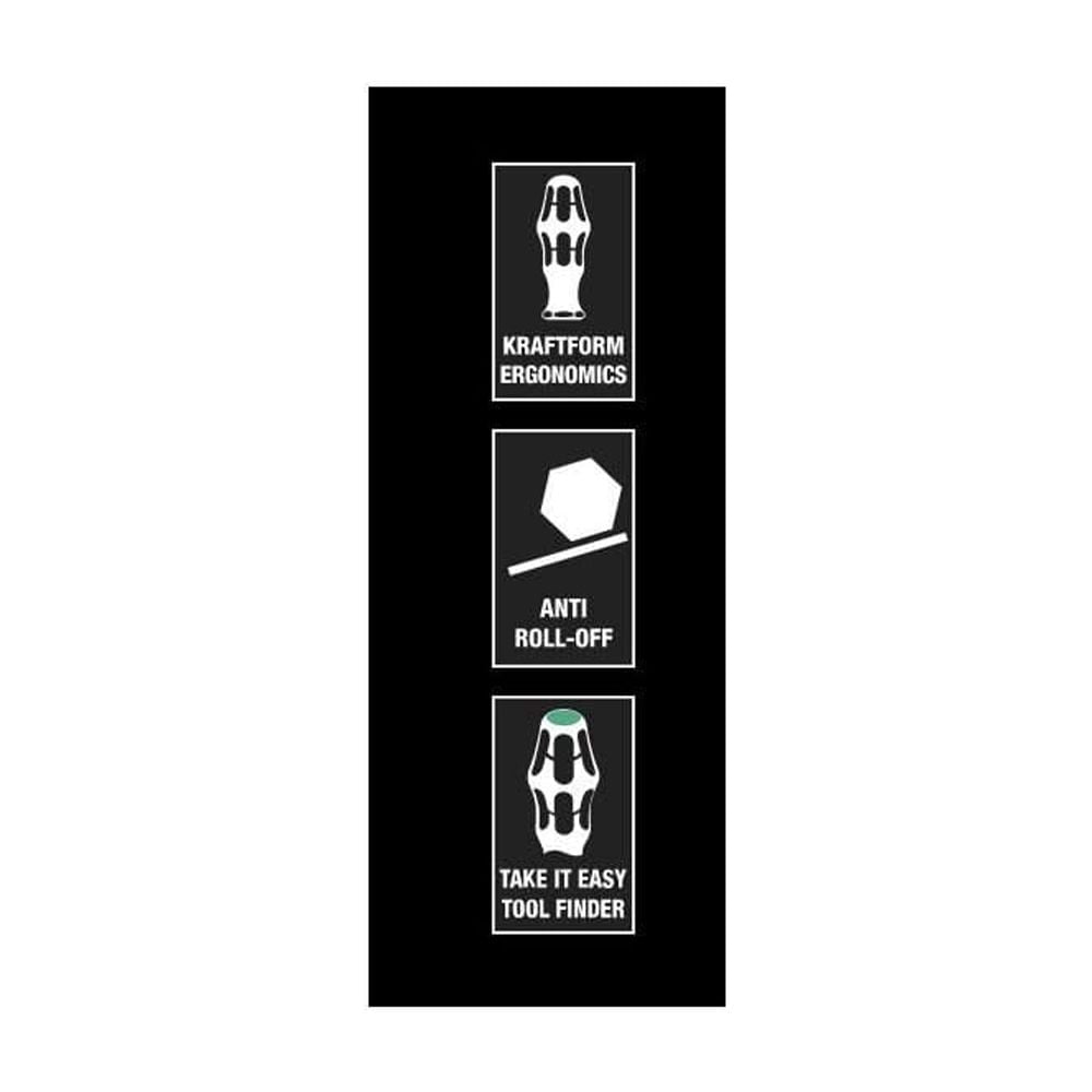 Wera Tools Kraftform Plus Stubby Set 1 Screwdriver Set 5Pc