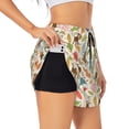 thumbnail image 3 of Lsque Monkeys in the Jungle Printed Women's Running Shorts with Liner Pockets,Elastic Quick Dry Workout Athletic Gym Yoga Shorts,Womens High Waist Shorts-X-Large, 3 of 9