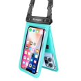 thumbnail image 4 of Waterproof Cell Phone Pouch, Universal Touchscreen Waterproof Dry Bag Case with Neck Lanyard, Underwater Clear Cellphone Holder Large Protector for Smart Phones for Beach Pool Swimming, 4 of 11